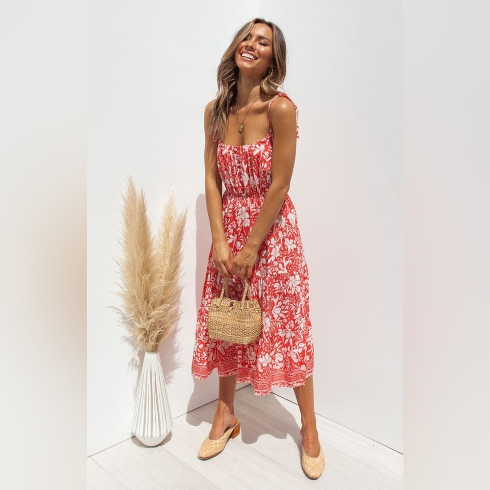 Petal & Pup - Celia Dress - Red - Size 4